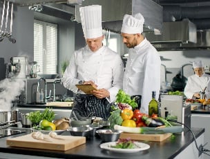 2 chefs