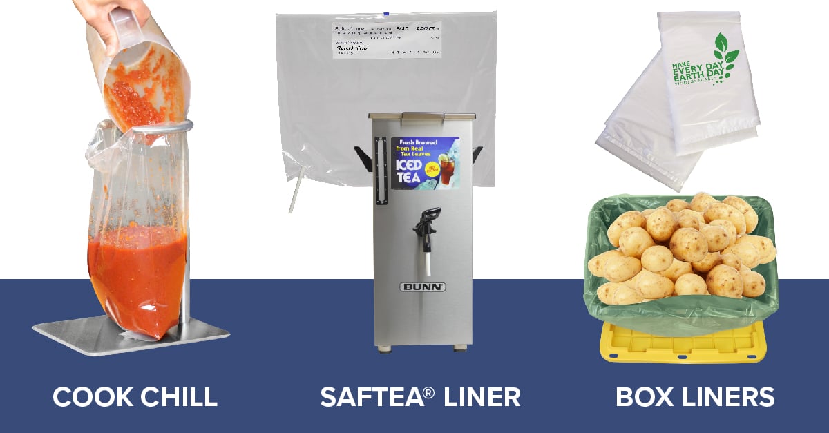 Plascon Cook Chill Bags, Saftea Liner and Box Liners