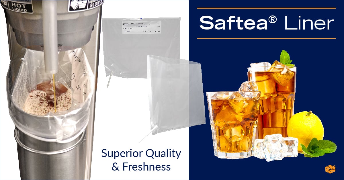 Saftea Liner provides a cleaner, safer drinking experience for your customers.