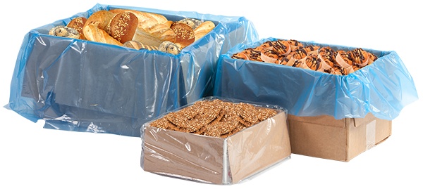 boxes lined with bakery items