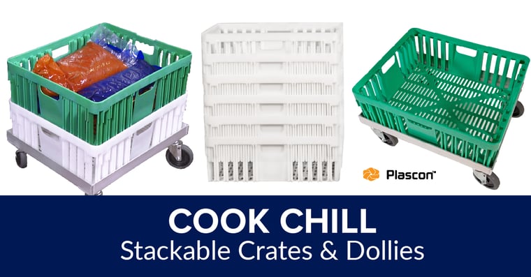 cook chill crates and dollies