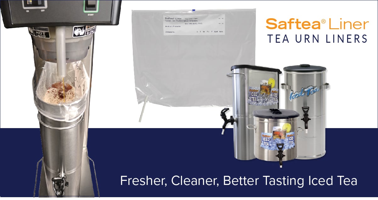 Saftea Liner provides fresher cleaner better iced tea