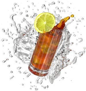 iced tea splash