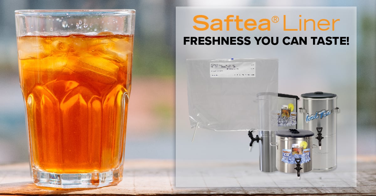 saftea liner provides freshness you can taste 