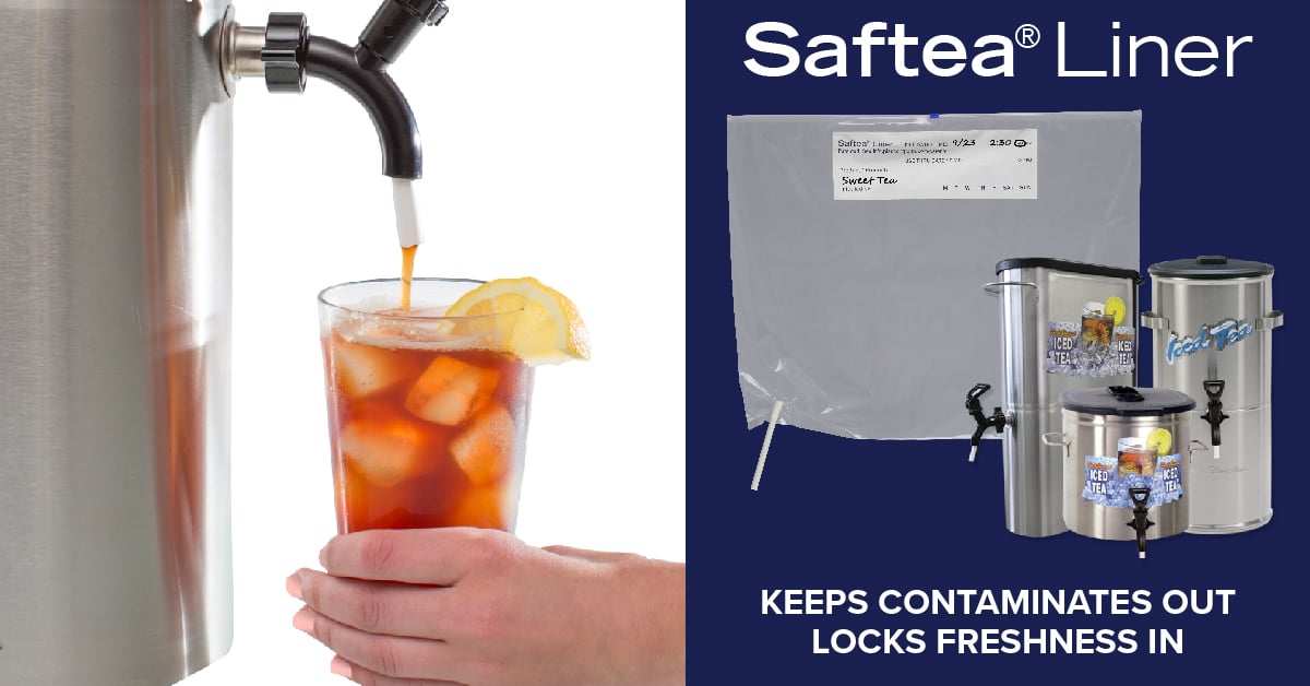 saftea liner keeps contaminates out and locks freshness in
