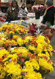 yellow flower bouquet