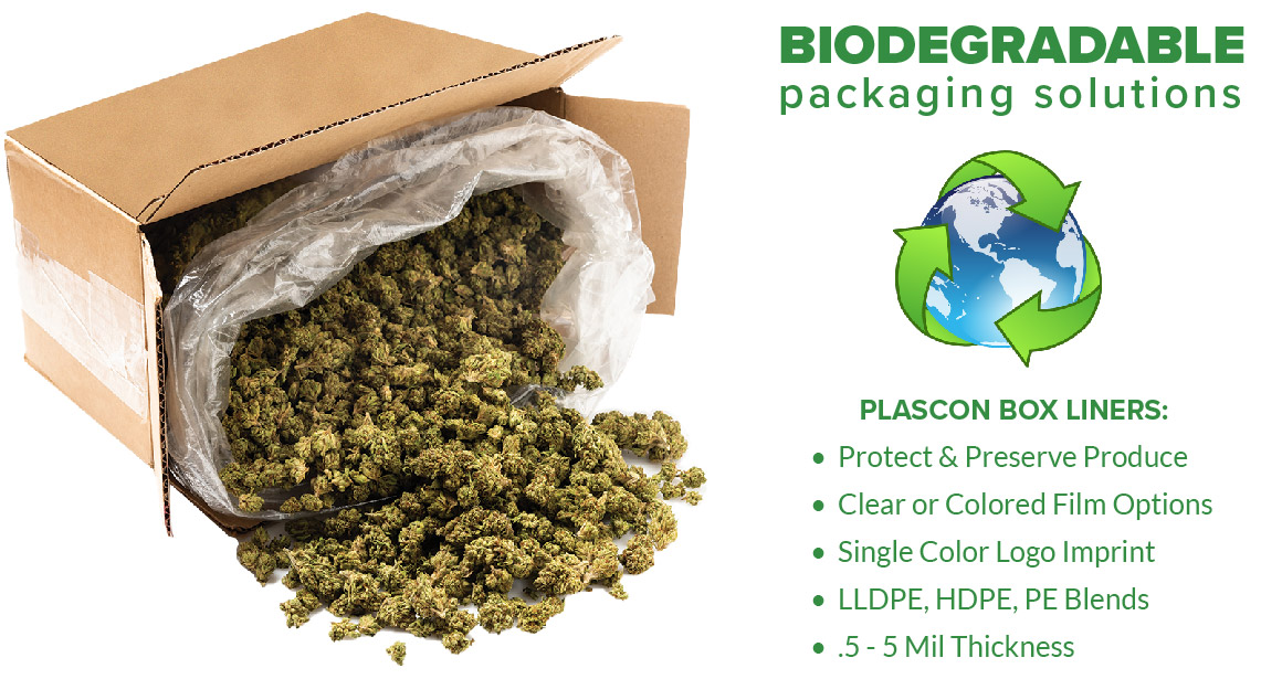 Biodegradable box liners help hemp farmers keep their products safe and protected.