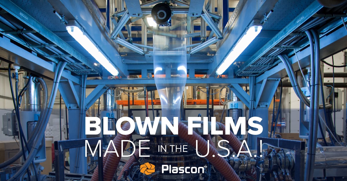 Plascon's blown films are manufactured in Traverse City Michigan