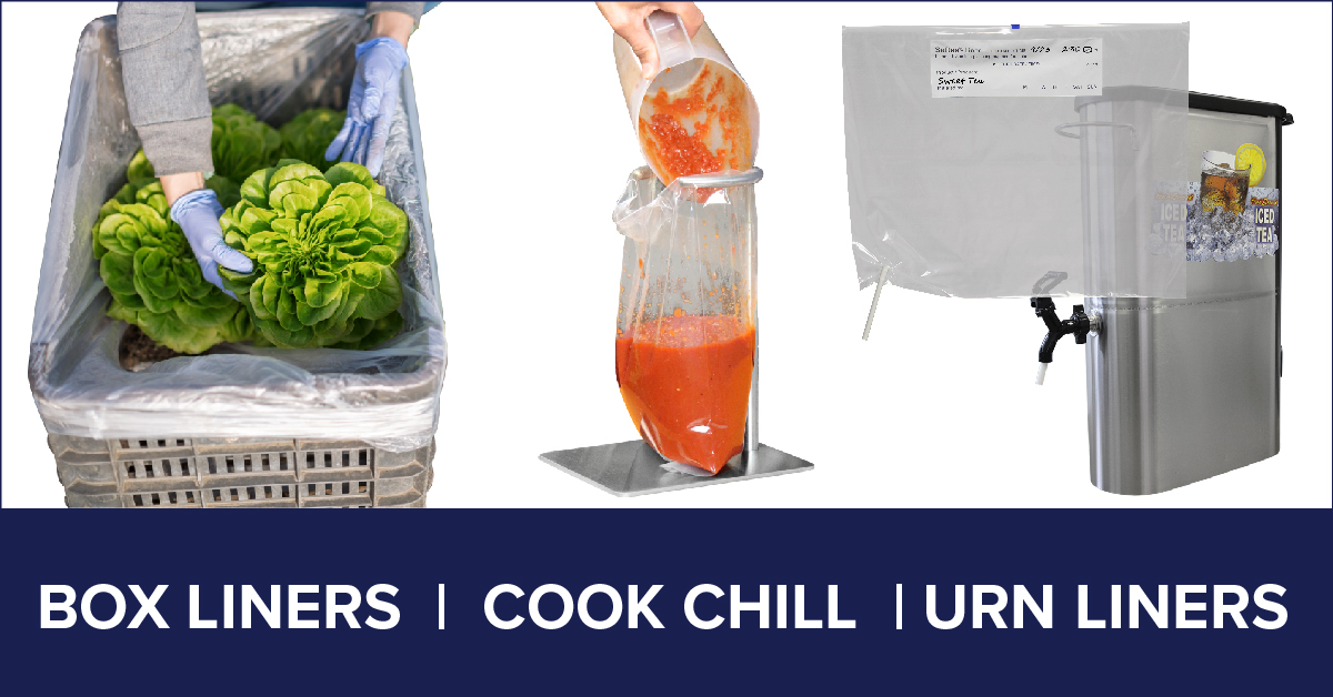 box liners, cook chill bags, saftea liner tea urn liners