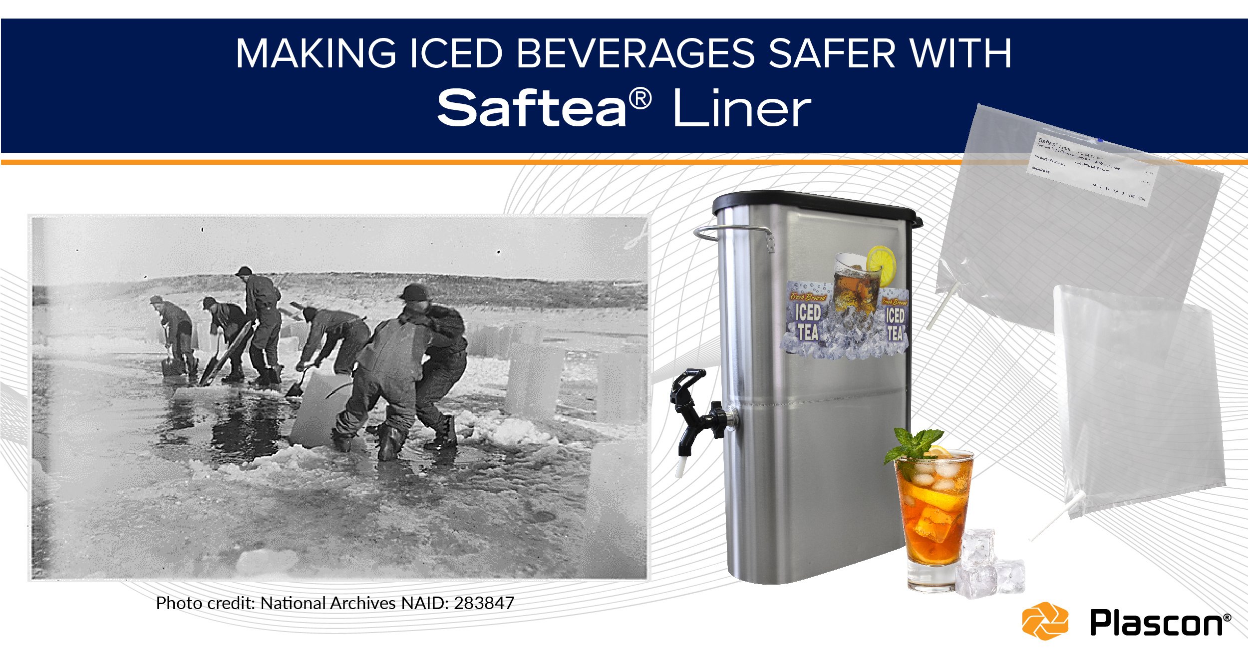 From the early days of making ice to modern day iced tea, Saftea Liner provides superior sanitation and a fresher taste!