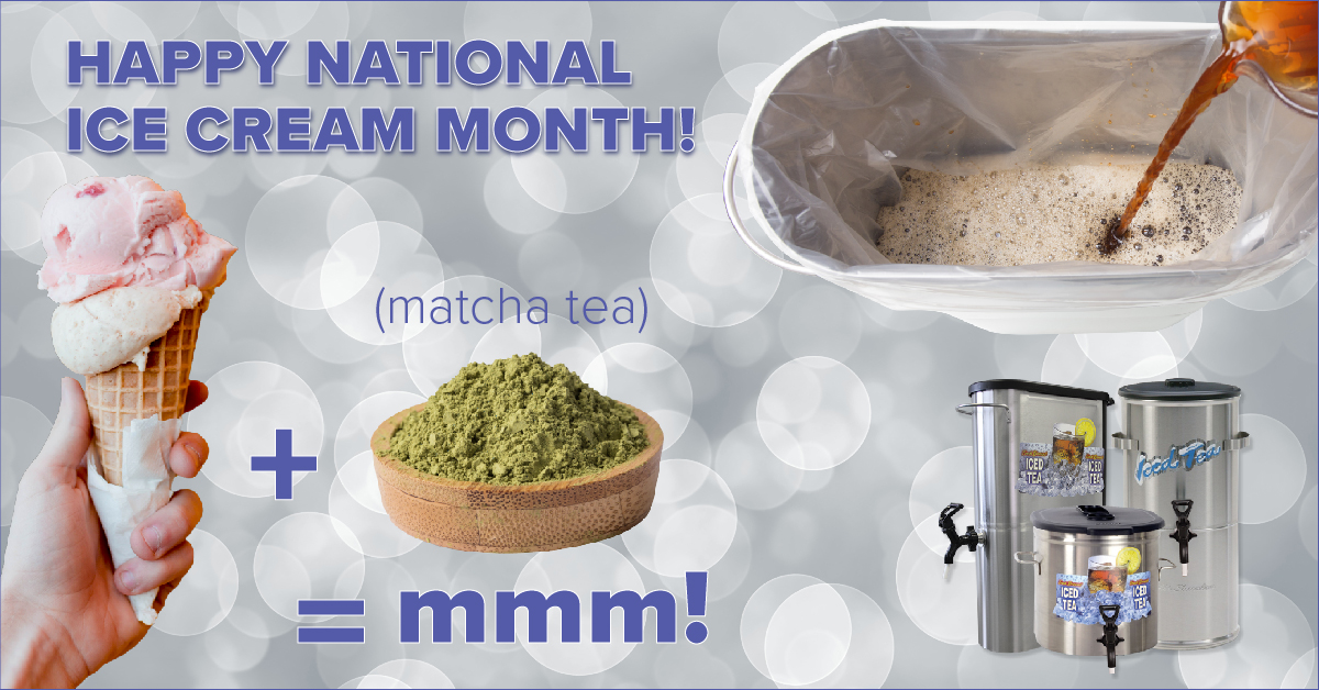 It's National Ice Cream Month - Try Adding Tea!